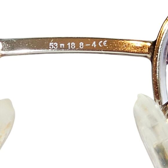 JIMMY CHOO women Eyeglasses JC 222/F 35J SILVER/PINK 53-18 8-4 ITALY FRAMES ONLY - Picture 5 of 9